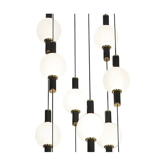 Kink Light 07637-18A,19(01) Подвес диммируемый Луена черный d40 h210 Led 90W (3000-6000K) с пультом ДУ, изображение 3