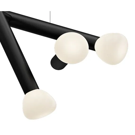 Kink Light 07722-60,19 Подвес Риволи черный d62 h120 G9 3*5W, изображение 3