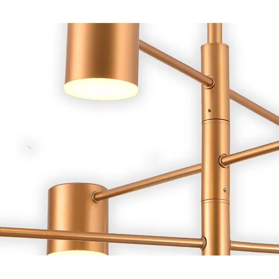 Kink Light 07650-6,33(3000K) Люстра Мекли золото d90 h78 Led 3*6w+3*8w (3000K), изображение 3