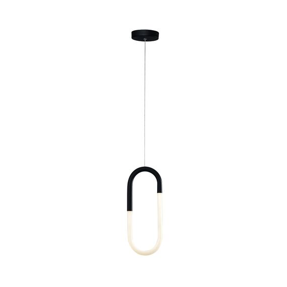 Kink Light 08271,19(3000K) Подвес Канто черный d14 h200 (высота корпуса светильника h34) Led 12W (3000K), изображение 2