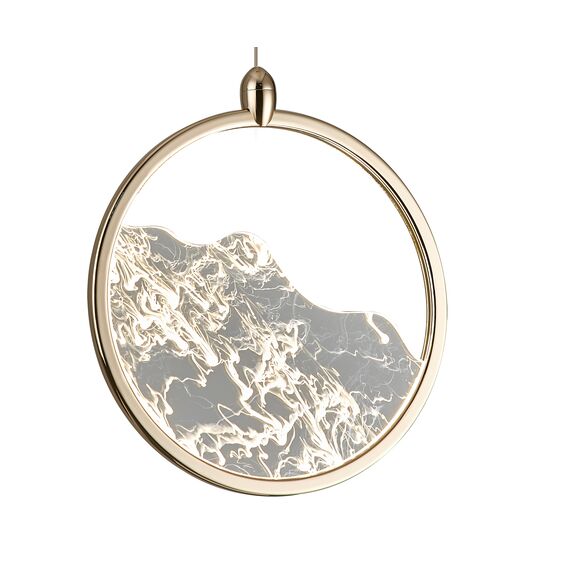 Kink Light 08024-1A,33 Подвес Селия золото d26 h150 Led 7W (3000K), изображение 2