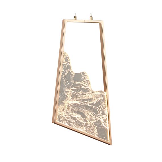 Kink Light 08023-1A,33 Подвес Селия золото w40*21,8 h150 Led 5W (3000K), изображение 3