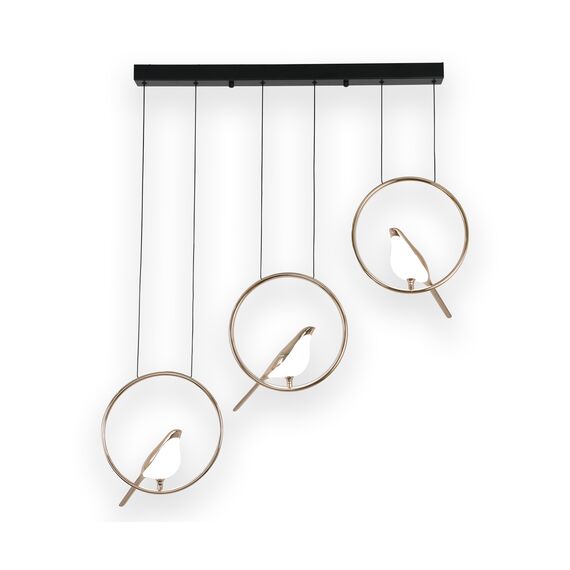 Kink Light 08446-3A,33 Подвес Арси черный/золото w91 h150 Led 3*10W (4000K)