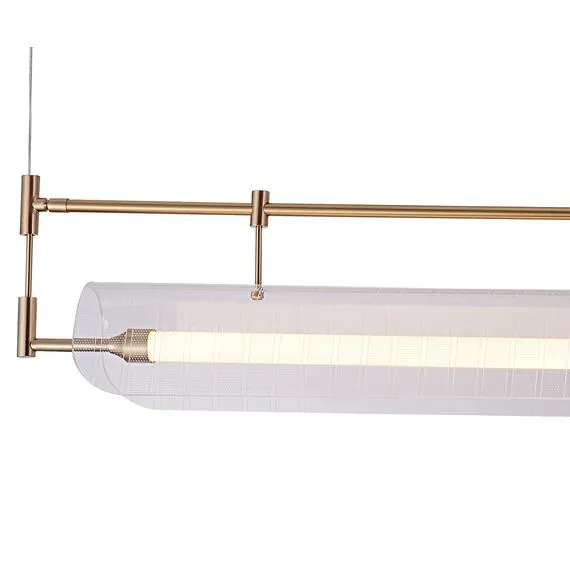 Kink Light 08021-150P,20 Подвес Аника бронза w150*10 h150 Led 32W (3000K), изображение 2