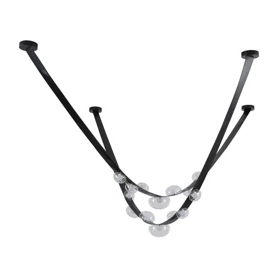 Kink Light 08460-300,19(21) Подвес Дэлви черный L300 Led 21W (3000K), изображение 3