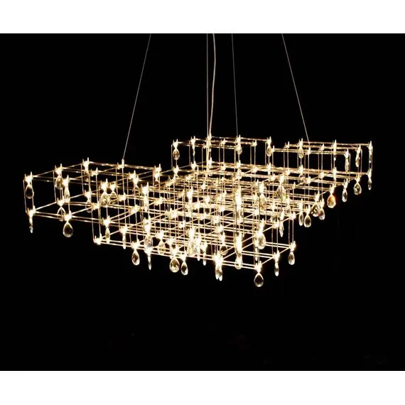 Kink Light 07887-L,33(21) Люстра димм. Галанта золото d120 h195 Led 136*0,5W (3000-6000K)