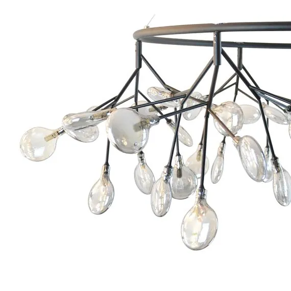 Kink Light 07521-54A,19(21) Люстра Ветта черный (прозрачные плафоны) d115 h160 G4 54*2W (Led лампы в комплекте, 4000K), изображение 2