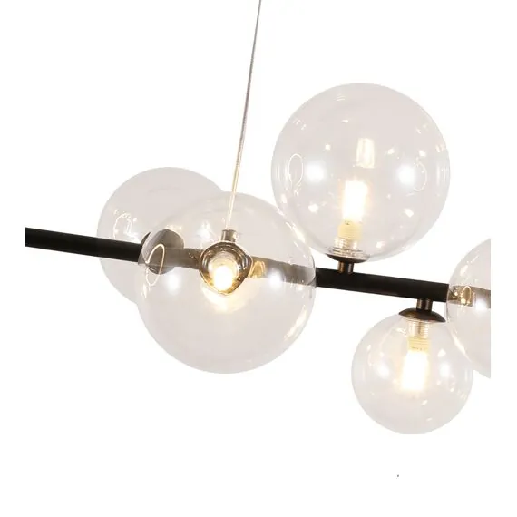 Kink Light 07608-10A,19 Люстра Иона черный w120*28 h200 G9 10*5W+ Led 17W (4000K) (Led) (лампами не комплектуется), изображение 4