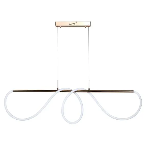 Kink Light 08041,33(3000K) Подвес диммируемый Далия золото w135*20 h150 Led 72W (3000K) с пультом ДУ