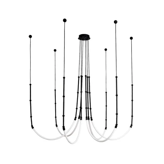 Kink Light 08060-6A,19 Люстра Бофорт черный d150 h160 Led 100W (4000K)