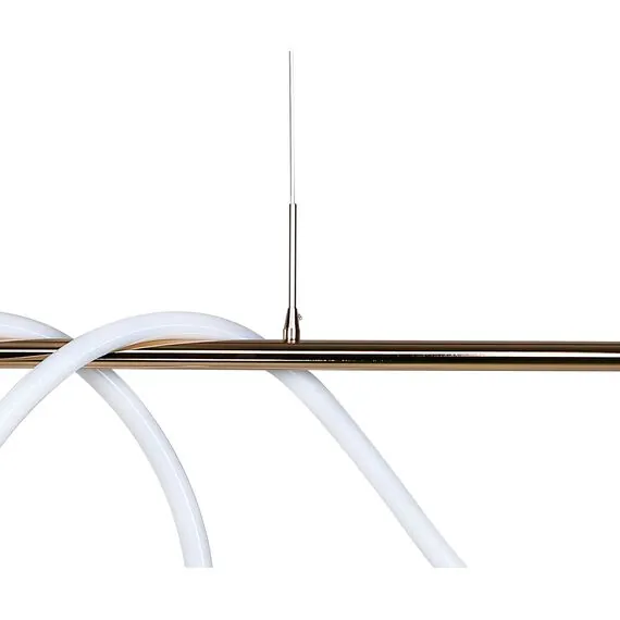 Kink Light 08041,33(3000K) Подвес диммируемый Далия золото w135*20 h150 Led 72W (3000K) с пультом ДУ, изображение 4