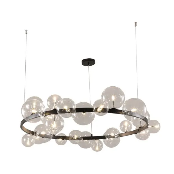 Kink Light 07608-24A,19 Люстра Иона черный d120 h200 G9 24*5W (Led) (лампами не комплектуется)