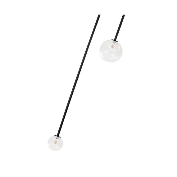 Kink Light 09408-2A,19 Люстра Иона черный d23 h133 G9 2*5W (Led лампы в комплекте 4000К), изображение 2