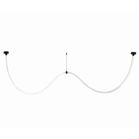 Kink Light 08031K-300,19(3000-6000K) Подвес диммируемый Венди черный L300 d2,2 Led 72w (3000-6000K) с пультом ДУ