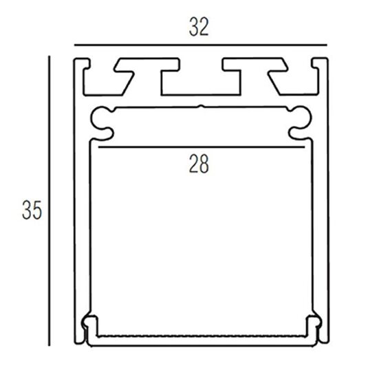 Donolux DL18506Alu Подвесной/накладной алюминиевый профиль, изображение 4