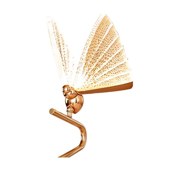 Kink Light 08444-T,33 Настольная лампа Баттерфляй золото d18 h41 Led 6W (3000K), изображение 2