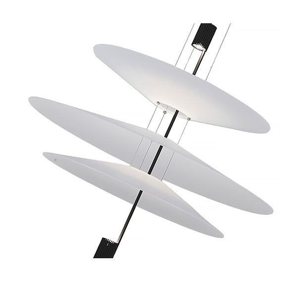 Kink Light 08403-50+68+50,19(01) Подвес Гида черный d50+68+50 h200 Led 3*3W (4000K), изображение 3