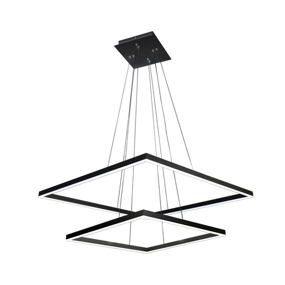 Kink Light 08229,19(4000K) Подвес Альтис черный h200 w80+60 Led 86W (4000K)