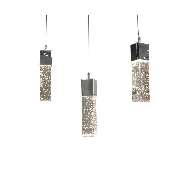 Kink Light 08510-3AS(4000K) Подвес Аква хром w30 h180 PowerLed 15W (4000К)