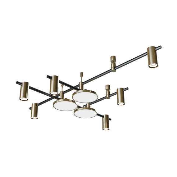 Donolux DL20226С400BBbrV4 Готовая конструкция в комплекте со светильниками и источником питания, изображение 3