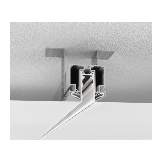 Donolux DLS2500InCW Шинопровод, встраиваемый в натяжной потолок, DC 48 В, L2500xW49.5xH51мм, белый