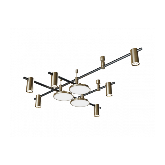 Donolux DL20226С400BBbrV4 Готовая конструкция в комплекте со светильниками и источником питания