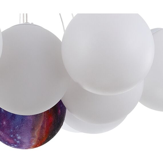 Kink Light 08475-13,20 Подвес Алди бронза d65 h130 E27 13*5W (в комплекте 13 белых и 1 цветной плафон), изображение 2