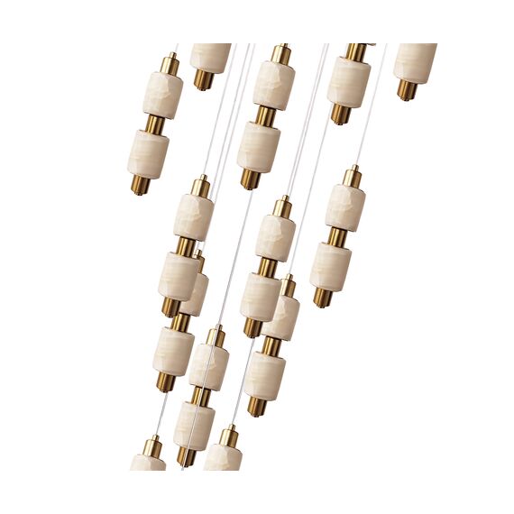 Kink Light 07526-15A,36 Подвес Алос латунь d50 h500 Led 120w (3000K), изображение 2