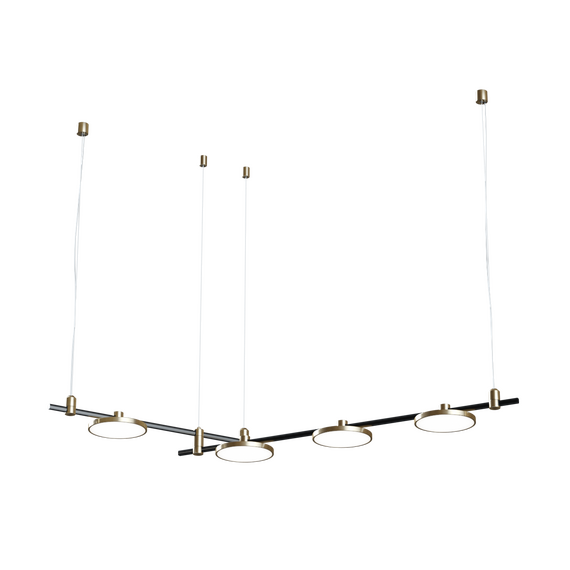 Donolux DL20226S300BBbrV3 Готовая конструкция в комплекте со светильниками и источником питания, изображение 3