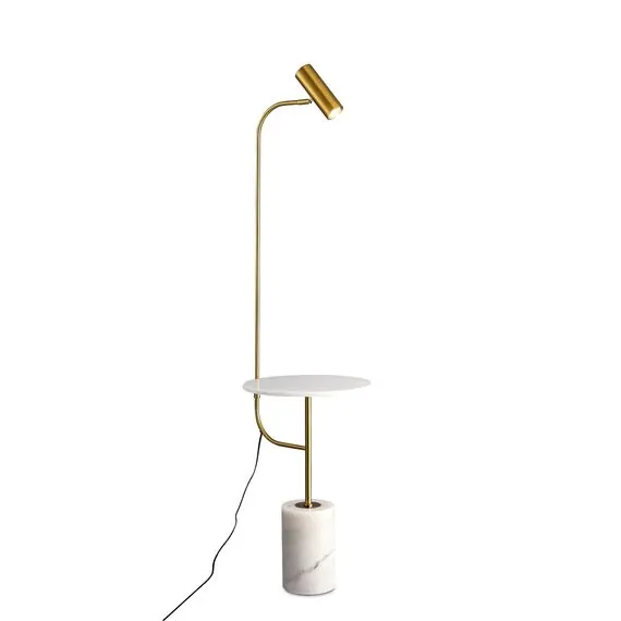 Donolux DL20652T1Copper Brass Торшер с мраморным столиком, 1хGU10 9Вт, изображение 4