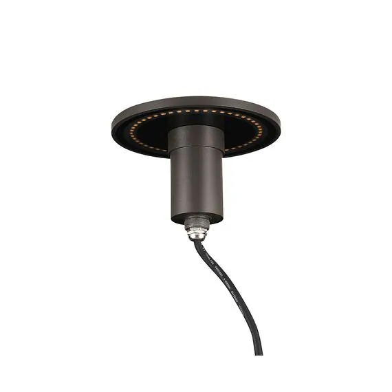 Donolux DL20523W7DG Ландшафтный светильник устанавливаемый на стойку Pillar900DG DL20523/Pillar326DG DL20523 IP65, D150 мм, 7Вт, 3000К, темно-серый, изображение 2