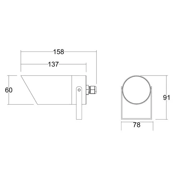 Donolux DL20571R1DG Ландшафтный светильник IP65, D60xH91 мм, 9Вт, темно-серый, изображение 8