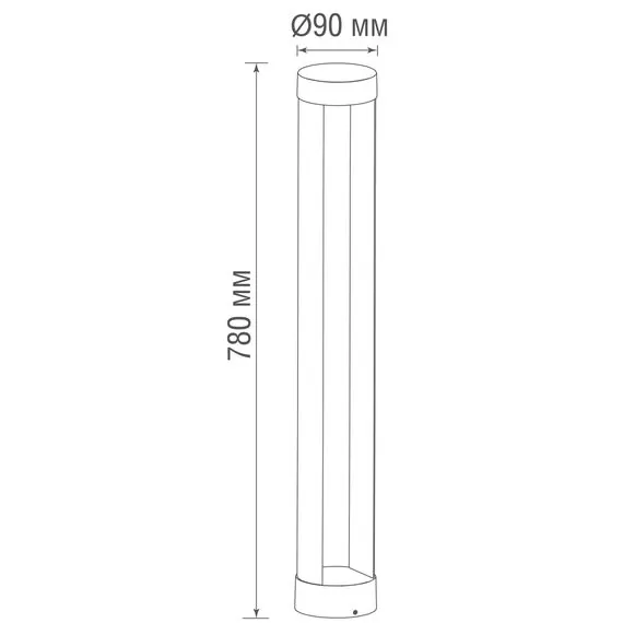 Donolux DL20473W9DG 750 Светодиодный светильник, напольный, 9Вт, изображение 6