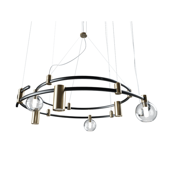 Donolux DL20226SR800BBbrV5 Готовая конструкция в комплекте со светильниками и источником питания, изображение 2