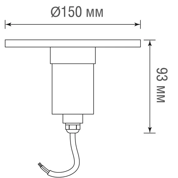 Donolux DL20523W7DG Ландшафтный светильник устанавливаемый на стойку Pillar900DG DL20523/Pillar326DG DL20523 IP65, D150 мм, 7Вт, 3000К, темно-серый, изображение 4