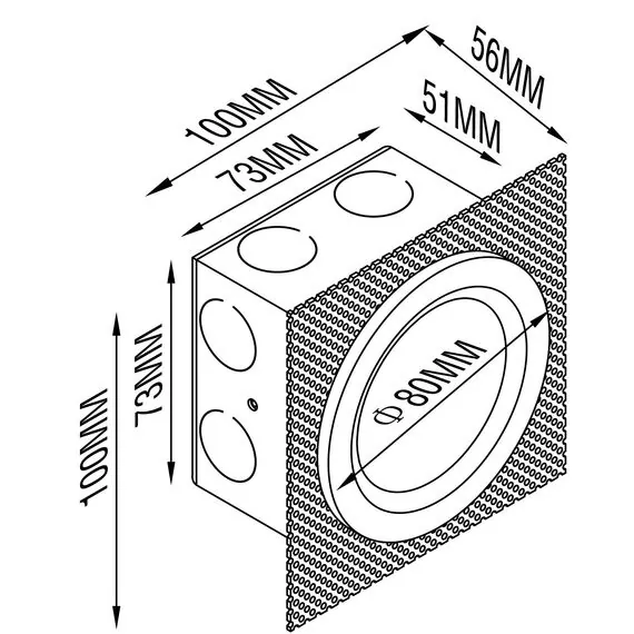 Donolux DL18427R3W1B Светильник светодиодный, 3Вт,100Лм, IP54, 80х80х24мм, черный, изображение 4