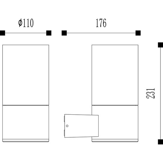 Donolux DL20502DG E27 Ландшафтный светильник IP54, D110xW176xH231 мм, 18Вт, темно-серый, плафон белый, изображение 5
