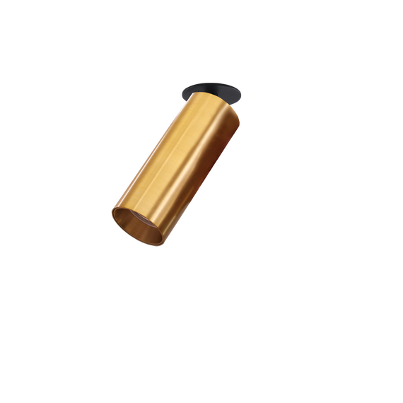 Donolux DL18895R1BBrass IN Светильник встраиваемый, GU10, D57хH185мм,IP20, черный-латунь, без лампы, изображение 2