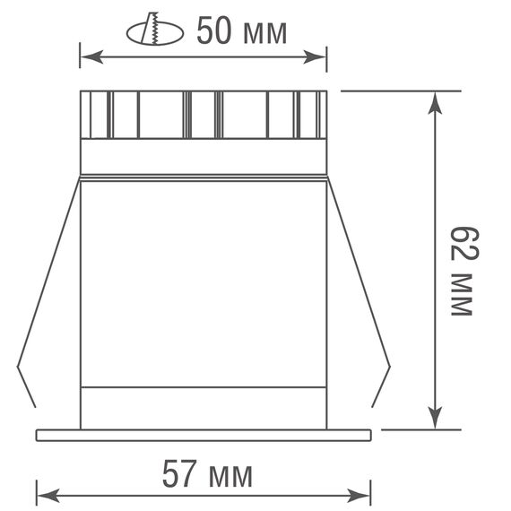 Donolux DL18897R7W1W Светильник светодиодный, 7Вт, белый, изображение 5