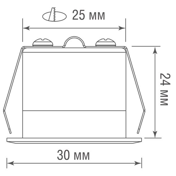 Donolux DL18896R1W1W Светильник светодиодный, 1Вт, белый, изображение 8
