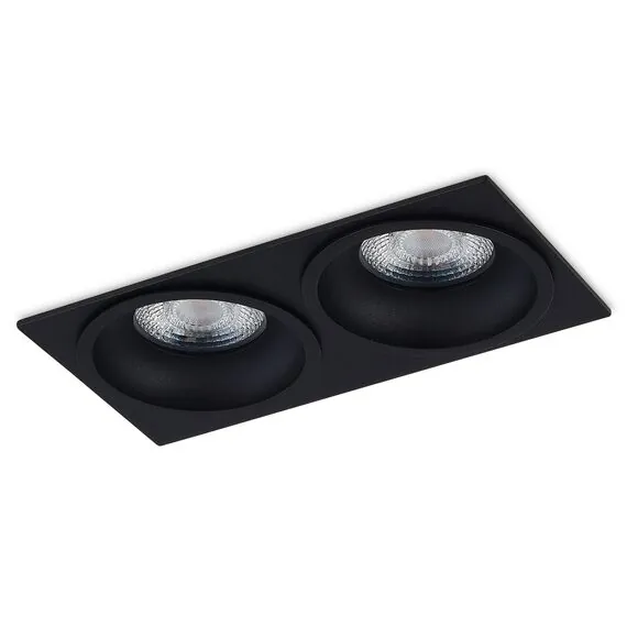 Donolux DL20761R10W1BTriac Светильник встраиваемый CRATER, 10W, 876Lm, 3000K, D82хH40мм, IP20, черный, изображение 10