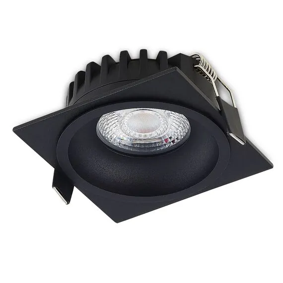 Donolux DL20761R10W1BTriac Светильник встраиваемый CRATER, 10W, 876Lm, 3000K, D82хH40мм, IP20, черный, изображение 7