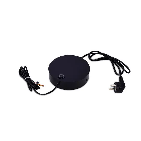 Donolux Driver 60W Scroll Line B Блок питания L8HF с основанием, DC 24В 60В, D150xH37,4 мм, черный, изображение 3