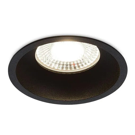 Donolux DL20761R10W1BTriac Светильник встраиваемый CRATER, 10W, 876Lm, 3000K, D82хH40мм, IP20, черный, изображение 4