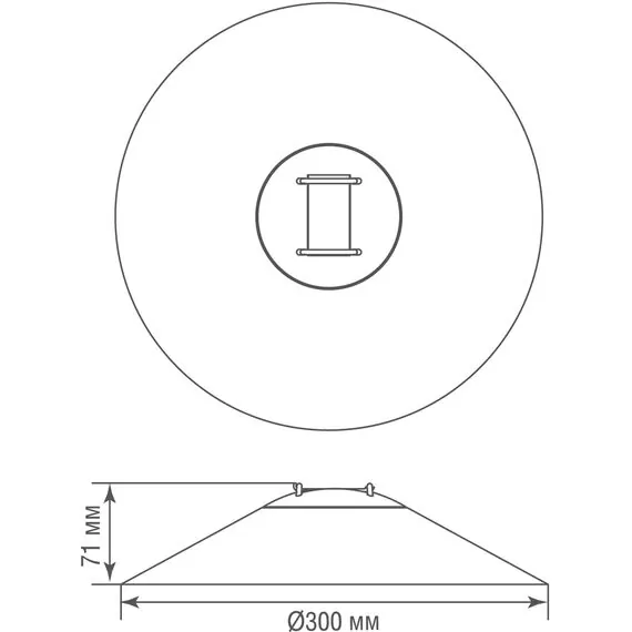 Donolux DL18967R20W1B Светильник для Sling System, PALAZZO, 20Вт, D300xH71 мм, черный, изображение 8