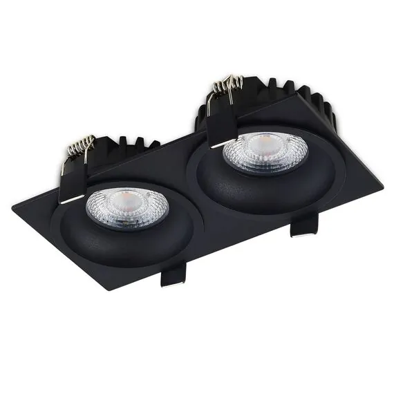 Donolux DL20761R10W1B Светильник встраиваемый CRATER, 10W, 876Lm, 3000K, D82хH40мм, IP44, черный, изображение 11