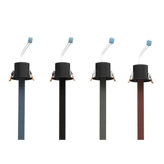 Donolux Base IN Sling Встраиваемое в потолок основание для блока питания Sling System, D100xH72 мм, черный, изображение 4