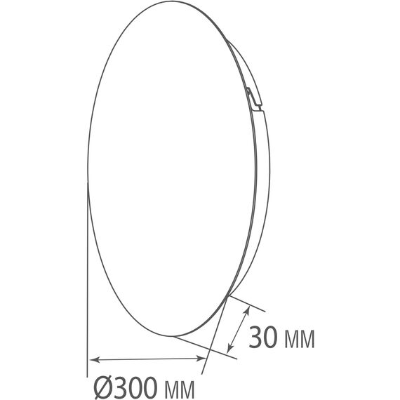 Donolux Base DL20791W300 Накладное основание, 20Вт (макс. 4 светильника), D300*W30мм, белый, изображение 10