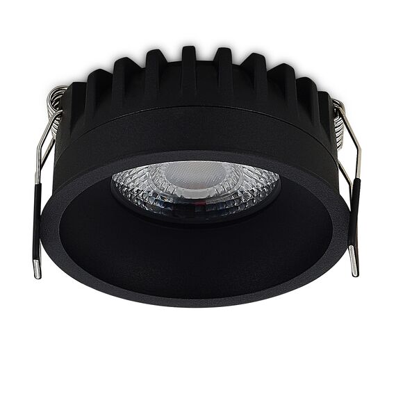 Donolux DL20761R10W1BDali Светильник встраиваемый CRATER, 10W, 923Lm, 3000K, D82хH40мм, IP20, черный, изображение 3