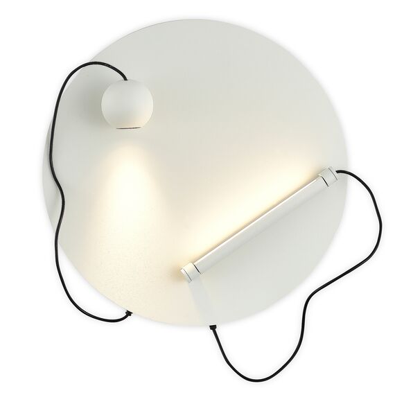 Donolux Base DL20791W300 Накладное основание, 20Вт (макс. 4 светильника), D300*W30мм, белый, изображение 4